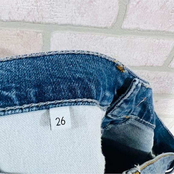 Boyish Dempsey Ripped Straight Leg Jeans in Claire’s Knee Wash Size 26 - Picture 12 of 14